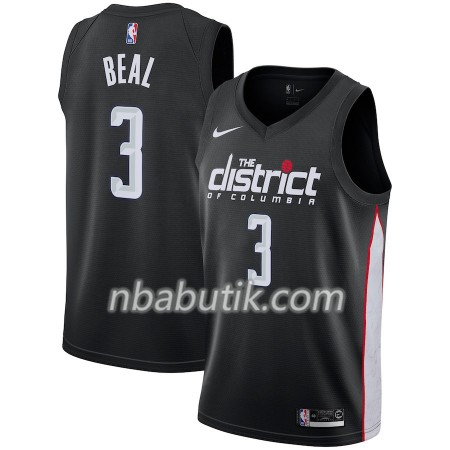 NBA Mænd Trøje Washington Wizards Bradley Beal 3 2018-19 Nike City Edition Sort Swingman NBA Mænd Trøje Washington Wizards Bradley Beal 3 2018-19 Nike City Edition Sort Swingman